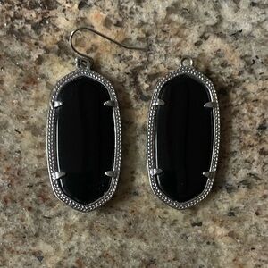 Kendra Scott Black Elle Earrings